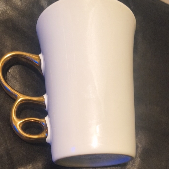 Officially Licensed Limited Edition Barbie Mug with Gold Handle and White Finish - Picture 5 of 7